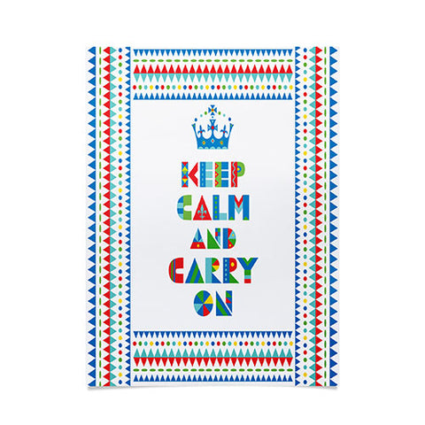 Andi Bird Keep Calm And Carry On Poster