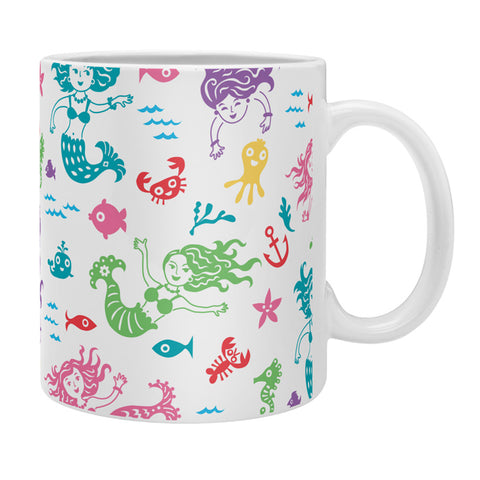 Andi Bird Merry Mermaids Coffee Mug
