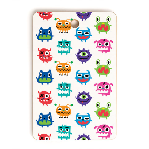 Andi Bird Monstrous Monsters Cutting Board Rectangle
