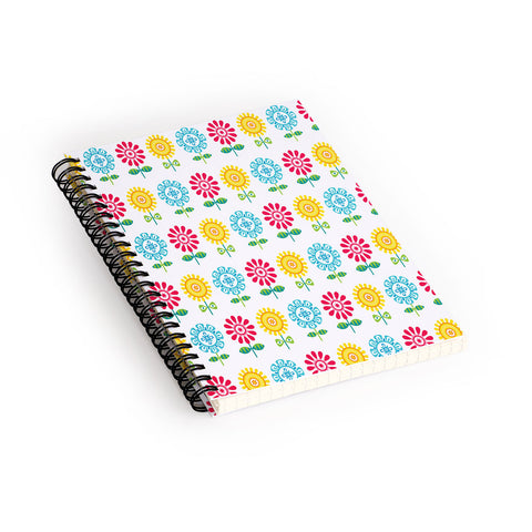 Andi Bird Pt Reyes Flowers Spiral Notebook