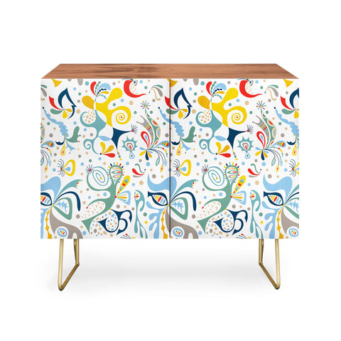 Andi Bird real deal white Credenza