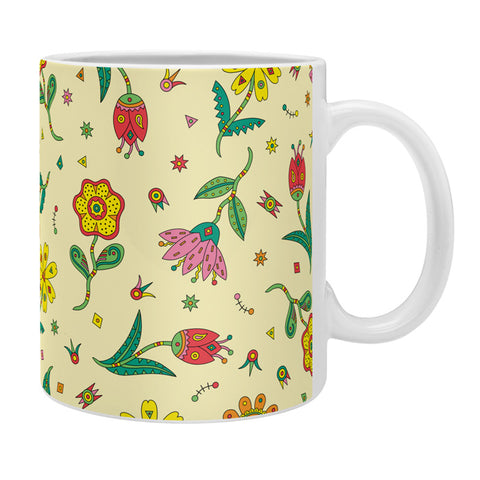 Andi Bird Surreal Flowers Maze Coffee Mug