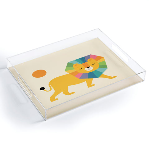 Andy Westface Lion Shine Acrylic Tray