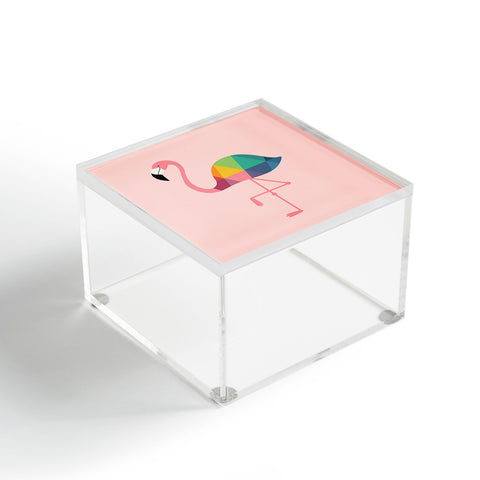 Andy Westface Rainbow Flamingo Acrylic Box