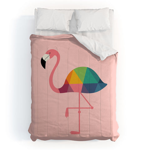 Andy Westface Rainbow Flamingo Comforter