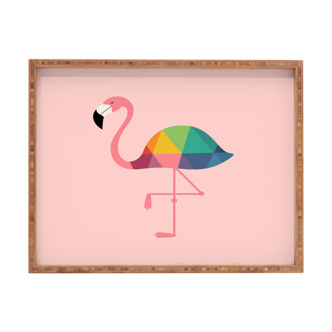 Andy Westface Rainbow Flamingo Rectangular Tray