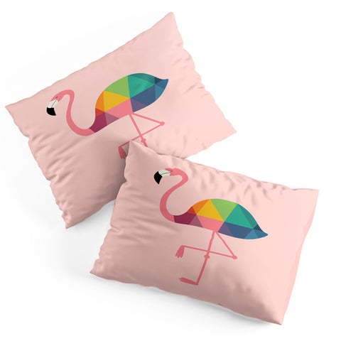 Andy Westface Rainbow Flamingo Pillow Shams
