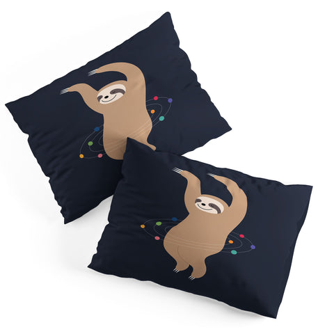 Andy Westface Sloth Galaxy Pillow Shams