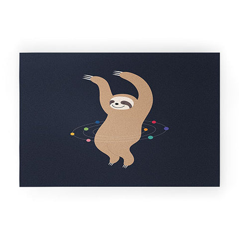 Andy Westface Sloth Galaxy Welcome Mat