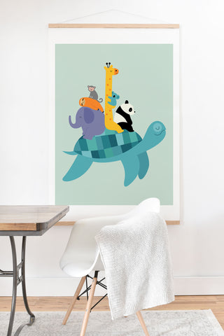 Andy Westface Travel Together Art Print And Hanger