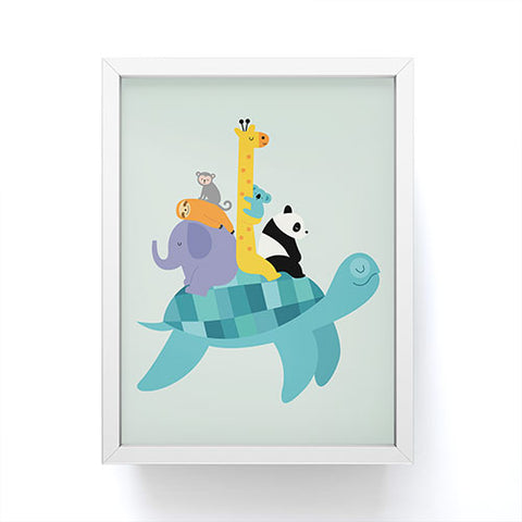 Andy Westface Travel Together Framed Mini Art Print