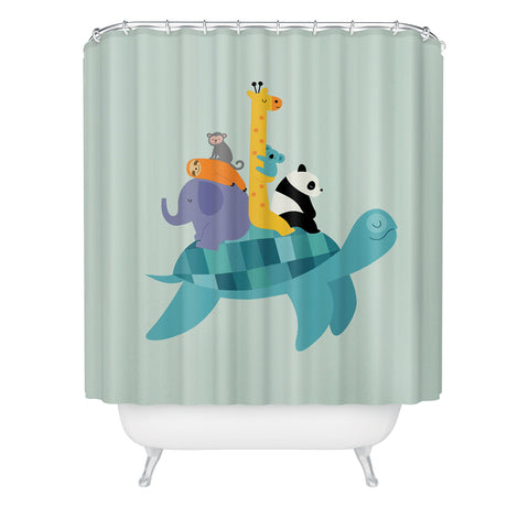 Andy Westface Travel Together Shower Curtain