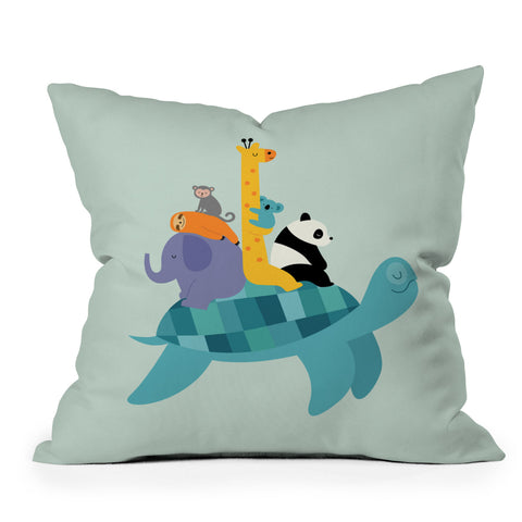 Andy Westface Travel Together Throw Pillow