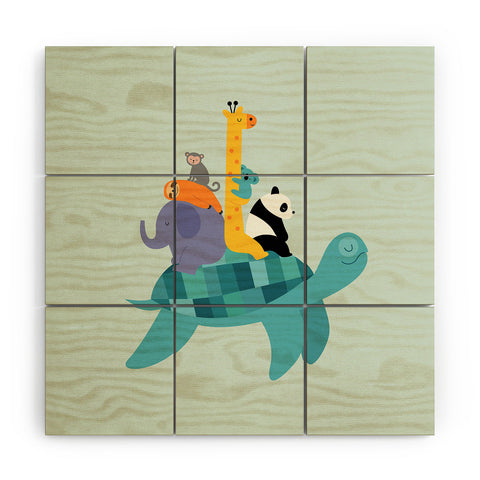 Andy Westface Travel Together Wood Wall Mural