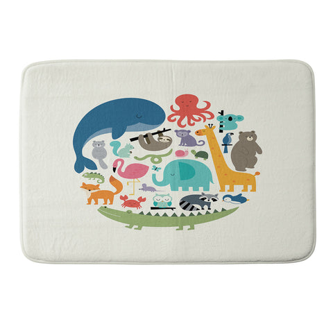 Andy Westface We Are One Memory Foam Bath Mat