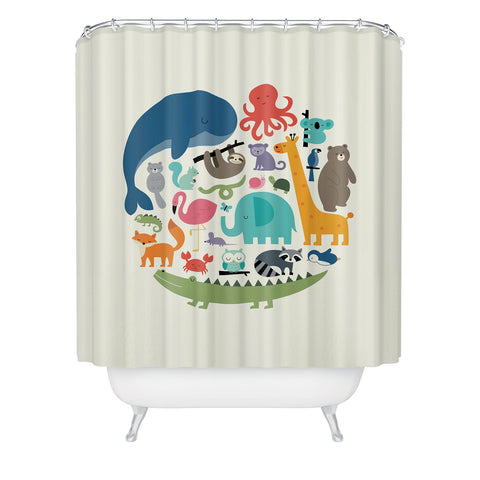 Andy Westface We Are One Shower Curtain