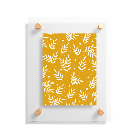 Angela Minca Magical branches ochre Floating Acrylic Print