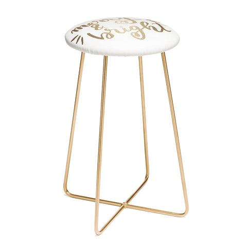 Angela Minca Merry and bright gold Counter Stool