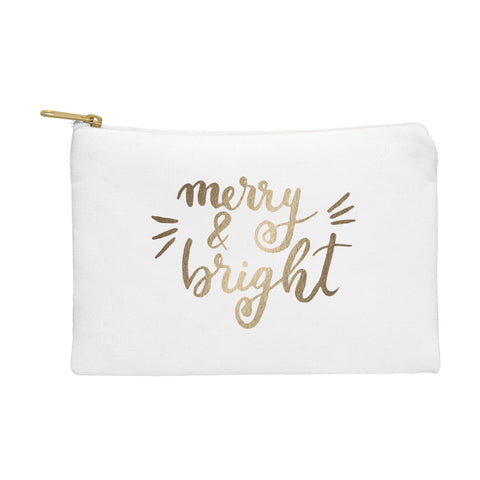 Angela Minca Merry and bright gold Pouch