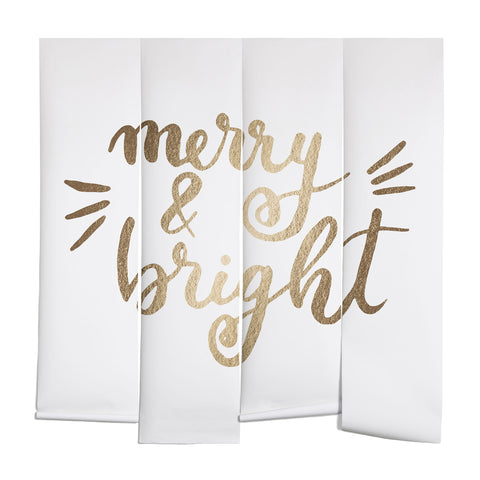 Angela Minca Merry and bright gold Wall Mural