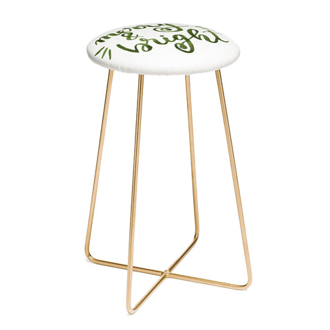 Angela Minca Merry and bright green Counter Stool