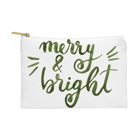 Angela Minca Merry and bright green Pouch