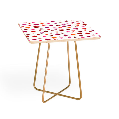 Angela Minca Valentines day hearts Side Table