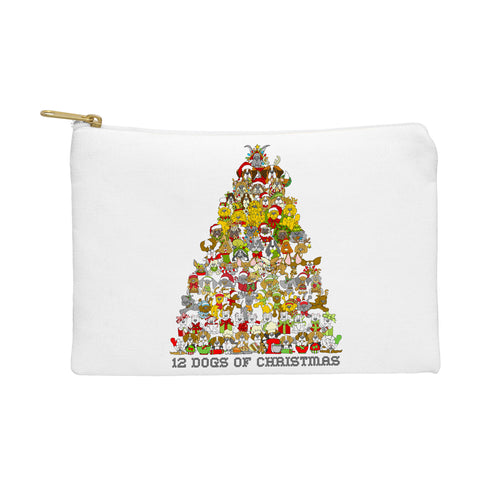 Angry Squirrel Studio 12 Dogs of Christmas Pouch