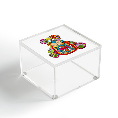 Angry Squirrel Studio BEAR Button Nose Buddies Acrylic Box