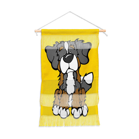 Angry Squirrel Studio Bernese Mtn Dog 16 Wall Hanging Portrait