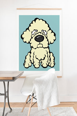 Angry Squirrel Studio Bichon Frise 2 Art Print And Hanger