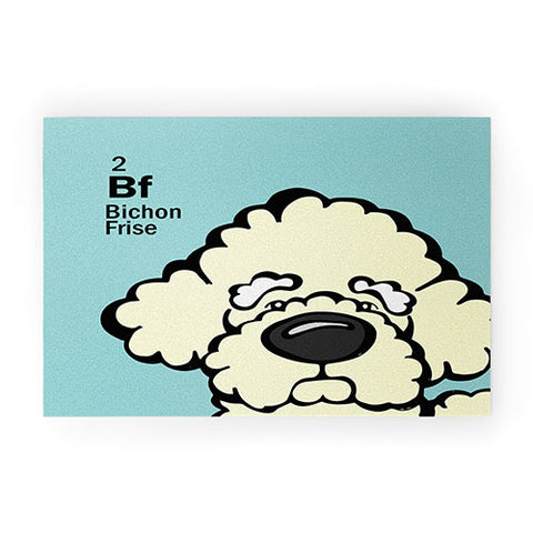 Angry Squirrel Studio Bichon Frise 2 Welcome Mat