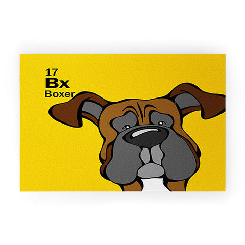 Angry Squirrel Studio Boxer 17 Welcome Mat