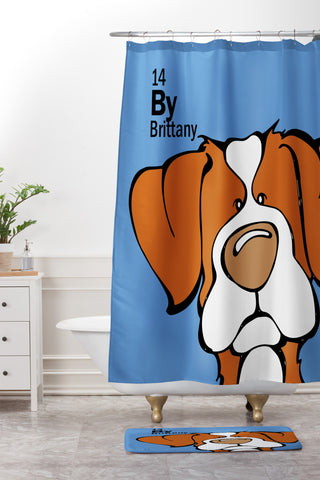 Angry Squirrel Studio Brittany 14 Shower Curtain And Mat