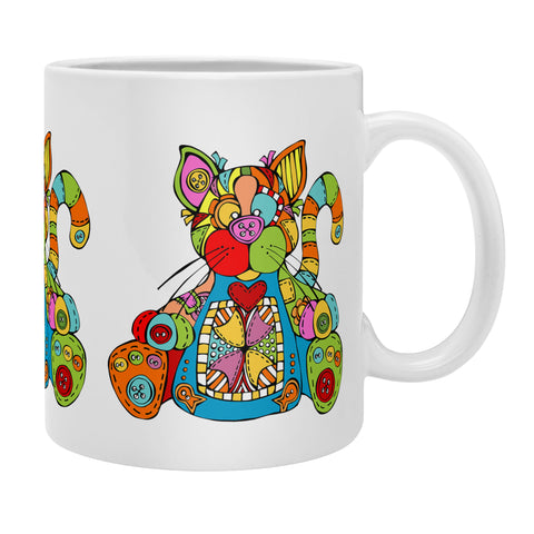 Angry Squirrel Studio CAT Buttonnose Buddies Coffee Mug