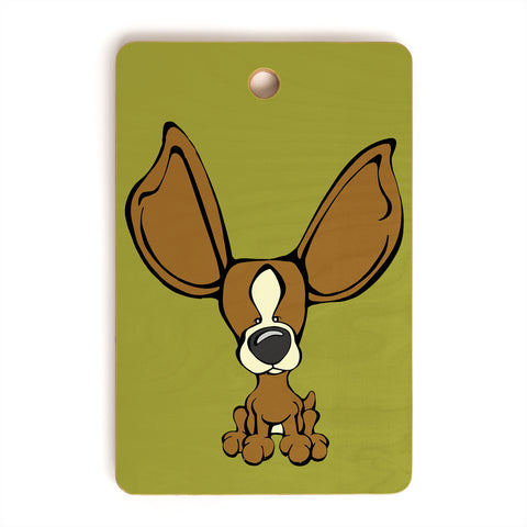 Angry Squirrel Studio Chihuahua 6 Cutting Board Rectangle