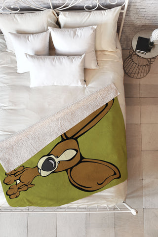 Angry Squirrel Studio Chihuahua 6 Fleece Throw Blanket