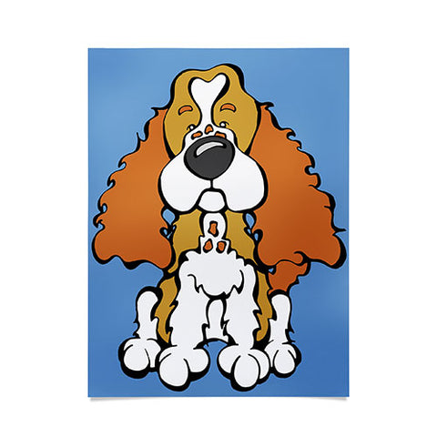 Angry Squirrel Studio Cocker Spaniel 15 Poster