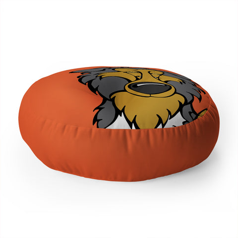 Angry Squirrel Studio Collie 3 Floor Pillow Round