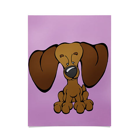 Angry Squirrel Studio Dachshund 19 Poster