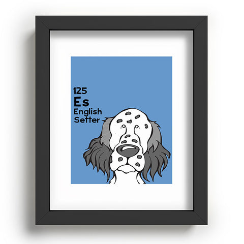 Angry Squirrel Studio English Setter125 Recessed Framing Rectangle