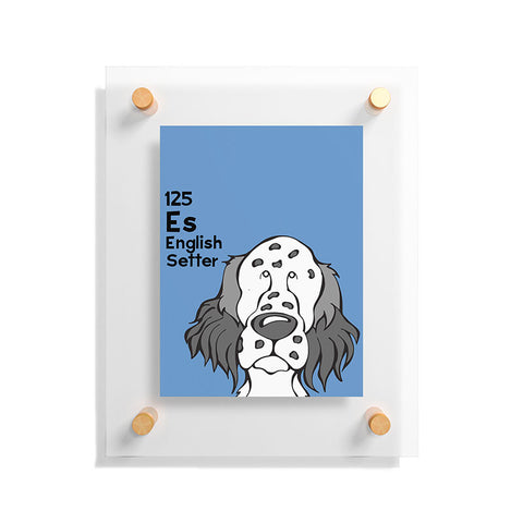 Angry Squirrel Studio English Setter125 Floating Acrylic Print