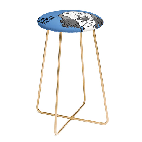 Angry Squirrel Studio English Setter125 Counter Stool