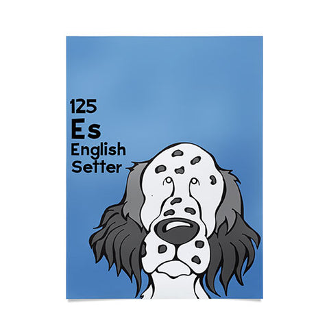 Angry Squirrel Studio English Setter125 Poster