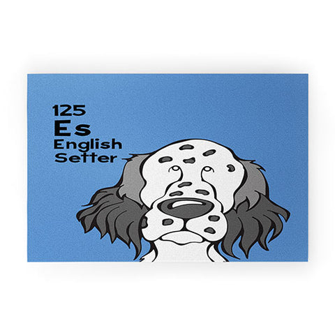 Angry Squirrel Studio English Setter125 Welcome Mat