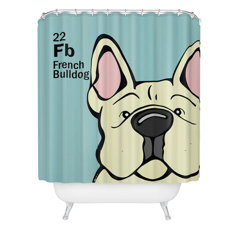 Angry Squirrel Studio French Bulldog 22 Shower Curtain