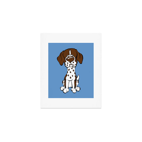 Angry Squirrel Studio German Shorthaired Pointer 24 Art Print
