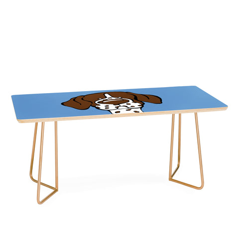 Angry Squirrel Studio German Shorthaired Pointer 24 Coffee Table