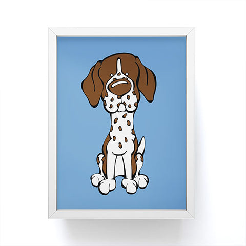Angry Squirrel Studio German Shorthaired Pointer 24 Framed Mini Art Print