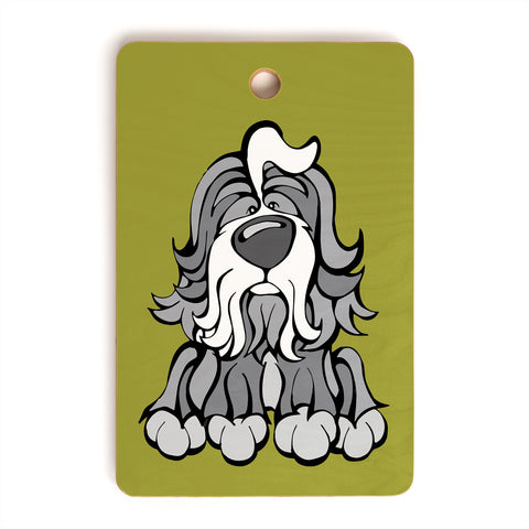 Angry Squirrel Studio Havanese 11 Cutting Board Rectangle